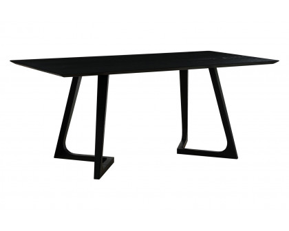 Moe's Godenza Mid-Century Modern Rectangular Dining Table - Black