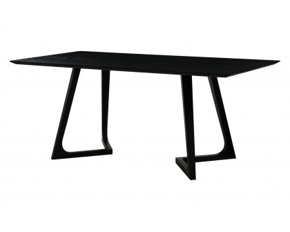 Moe's Godenza Mid-Century Modern Rectangular Dining Table - Black