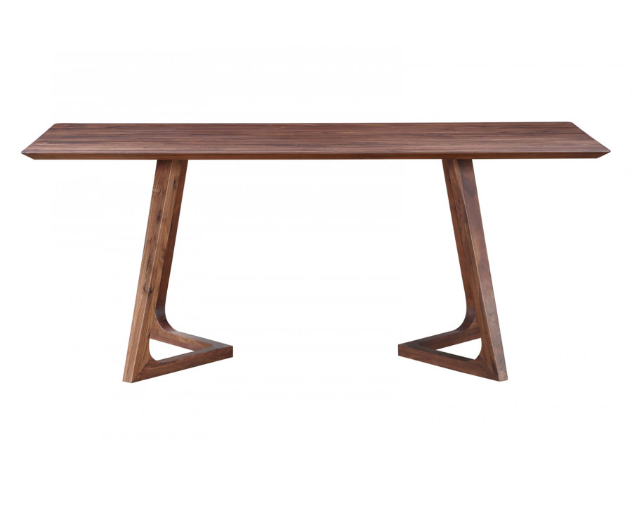 Moe's Godenza Mid-Century Modern Rectangular Dining Table - Brown