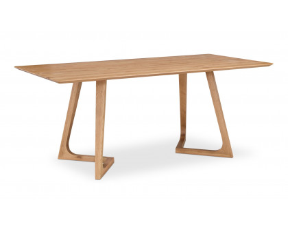 Moe's Godenza Mid-Century Modern Rectangular Dining Table - Oak