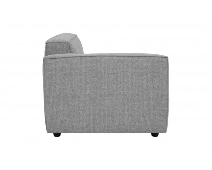 Moe's Aria Modern Left Arm Chair - Stone