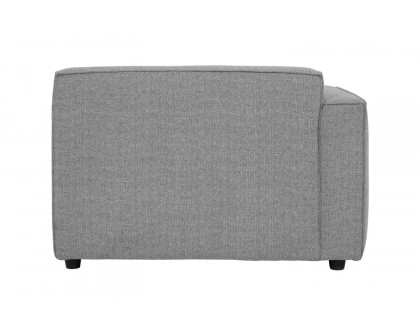 Moe's Aria Modern Left Arm Chair - Stone