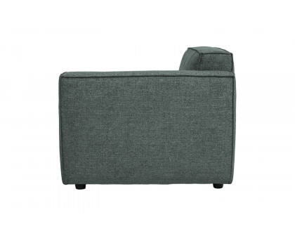 Moe's Aria Modern Right Arm Chair - Dark Gray