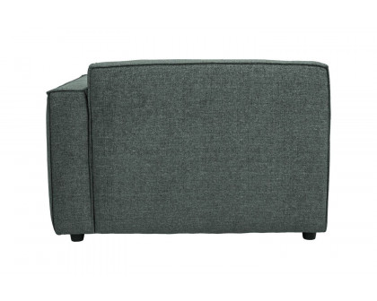 Moe's Aria Modern Right Arm Chair - Dark Gray