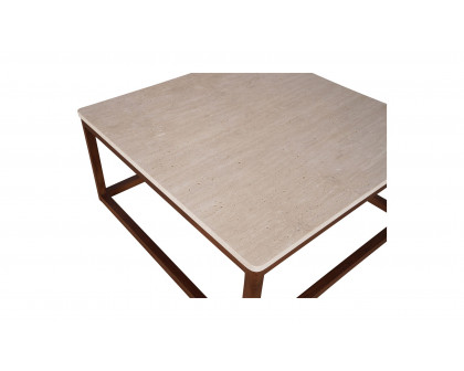 Moe's Ellis Modern Square Coffee Table - Brown