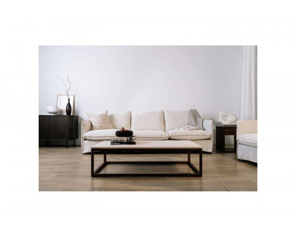 Moe's Ellis Modern Rectangular Coffee Table - Brown