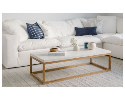 Moe's Balance Modern Coffee Table - Nougat