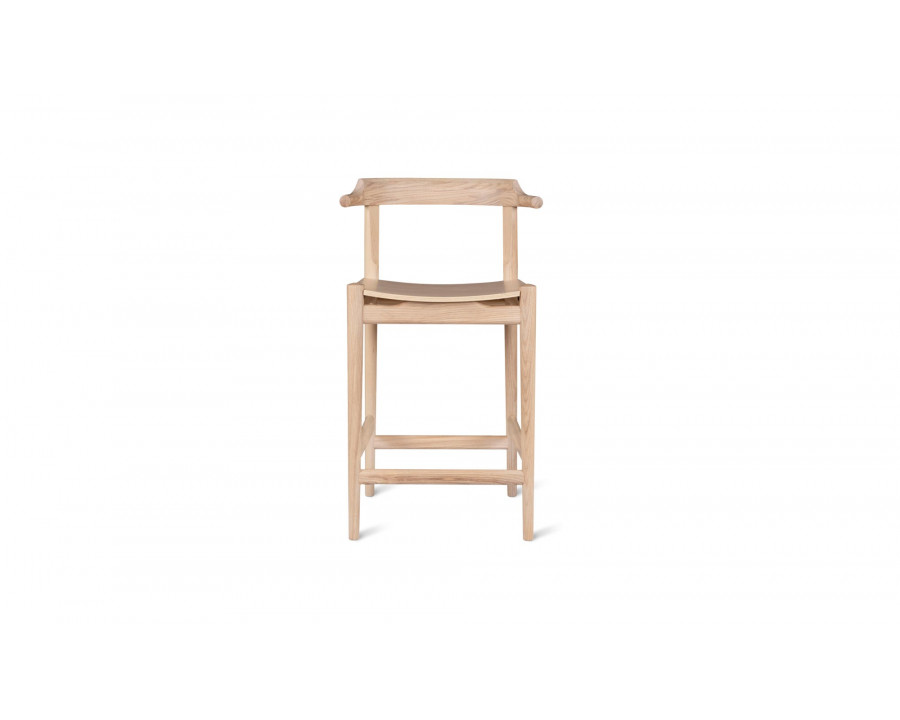 Moe's - Clayton Mid-Century Modern Counter Stool in Blonde