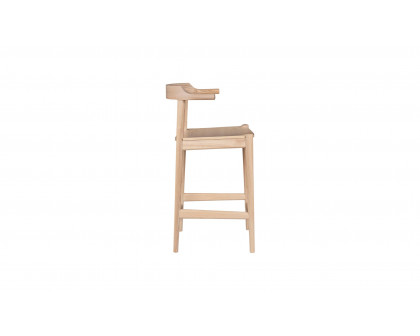 Moe's - Clayton Mid-Century Modern Counter Stool in Blonde