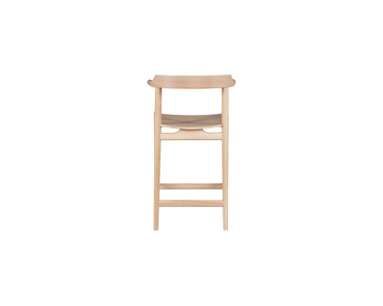 Moe's - Clayton Mid-Century Modern Counter Stool in Blonde