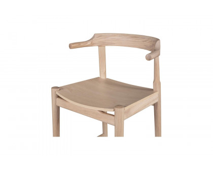 Moe's - Clayton Mid-Century Modern Counter Stool in Blonde