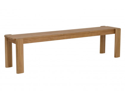 Moe's - Tempo Outdoor Dining Bench in Brown