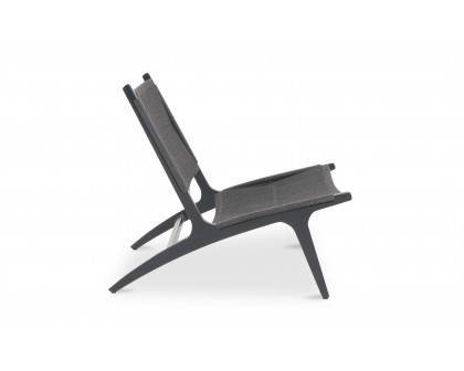 Moe's Palma Contemporary Outdoor Lounge Chair - Black