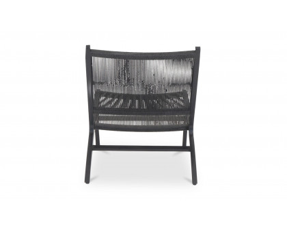 Moe's Palma Contemporary Outdoor Lounge Chair - Black