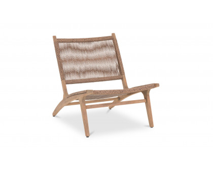 Moe's Palma Contemporary Outdoor Lounge Chair - Warm Brown