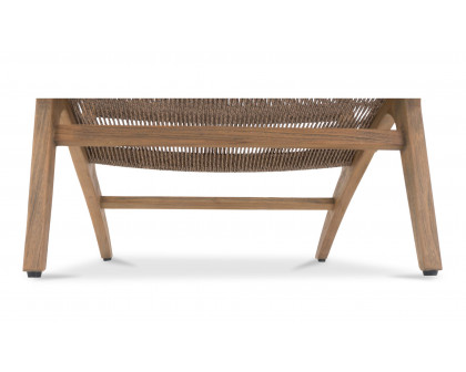 Moe's Palma Contemporary Outdoor Lounge Chair - Warm Brown