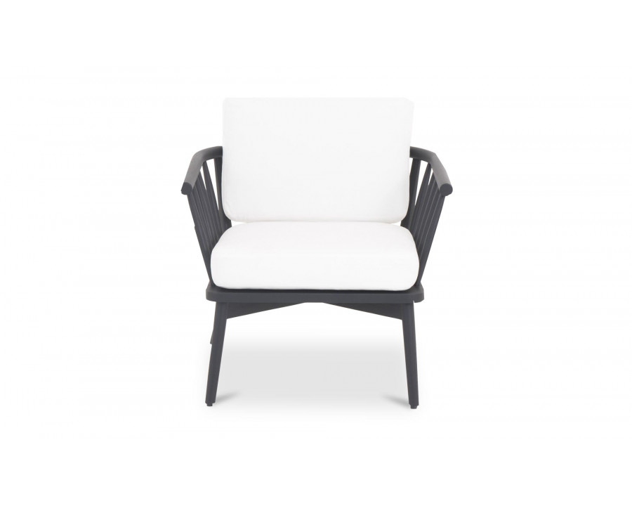 Moe's - Wren Contemporary Outdoor Lounge Chair in Warm White