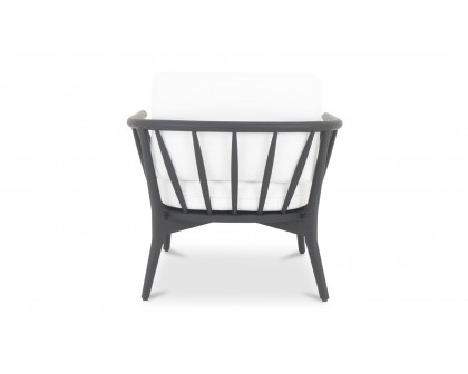 Moe's - Wren Contemporary Outdoor Lounge Chair in Warm White