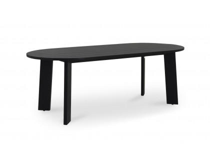 Moe's Delta Contemporary Oval Outdoor Dining Table - Black