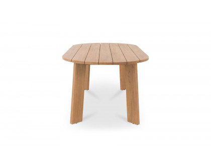 Moe's Delta Contemporary Oval Outdoor Dining Table - Natural