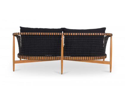 Moe's Kuna Contemporary Outdoor Sofa - Black