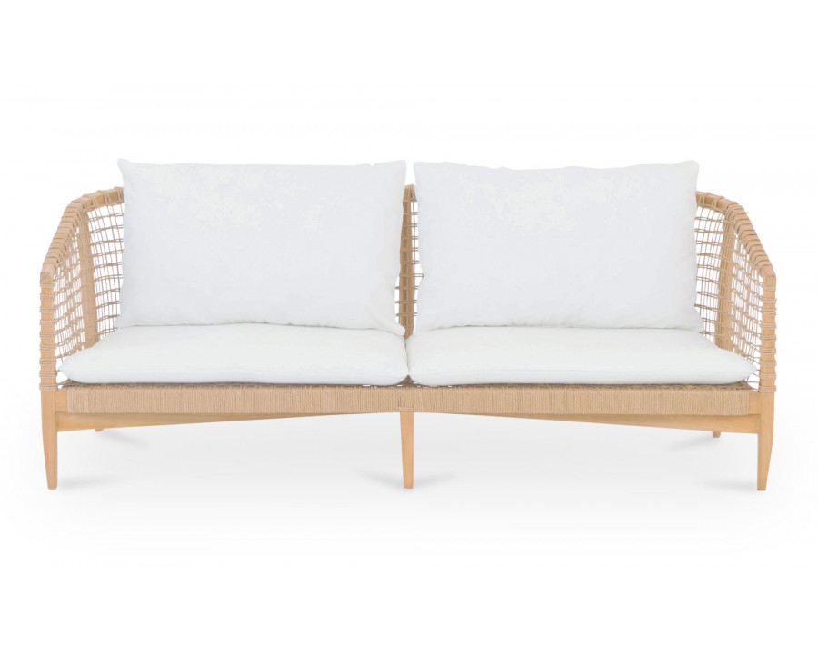 Moe's Kuna Contemporary Outdoor Sofa - White