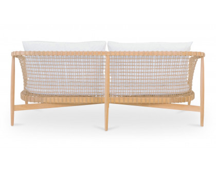 Moe's Kuna Contemporary Outdoor Sofa - White