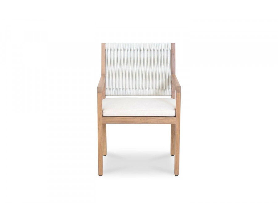 Moe's - Luce Contemporary Outdoor Dining Chair in Natural