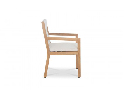 Moe's - Luce Contemporary Outdoor Dining Chair in Natural