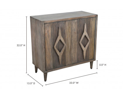 Moe's - Curtis Cabinet in Brown