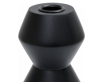 Moe's Sequence Wooden Candle Holder - Black, Large