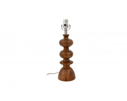 Moe's Gwen Rustic Table Lamp - Honey Brown