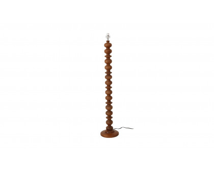 Moe's Gwen Rustic Floor Lamp - Honey Brown