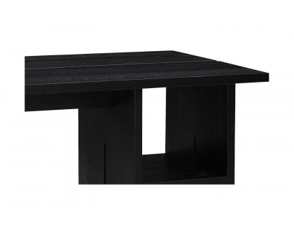 Moe's Rua Modern Desk - Black Oak