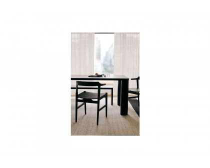 Moe's Scott Modern Dining Table - Black Oak, Medium