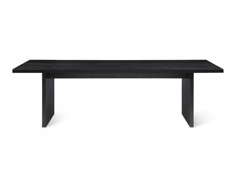 Moe's - Rua Modern Dining Table in Black Oak