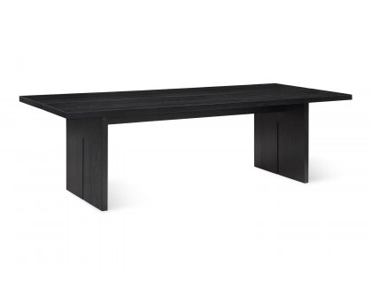 Moe's - Rua Modern Dining Table in Black Oak