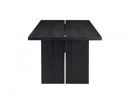 Moe's - Rua Modern Dining Table in Black Oak