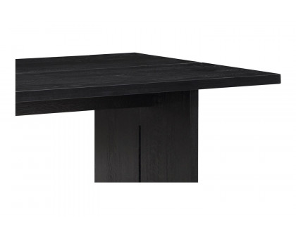 Moe's - Rua Modern Dining Table in Black Oak