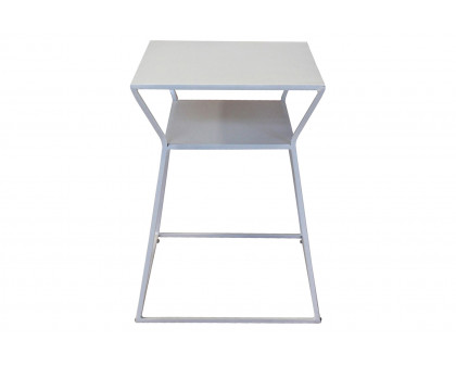 Moe's Osaka Side Table - White