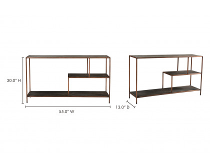 Moe's - Bates Console Table in Brown