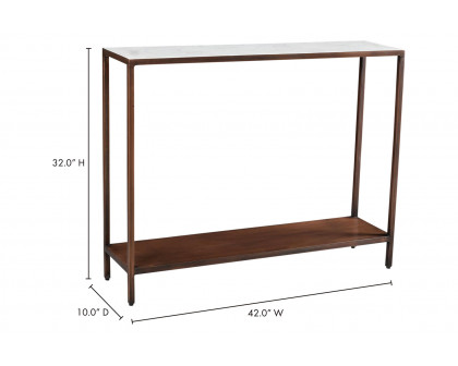 Moe's - Bottego Console Table in Brown