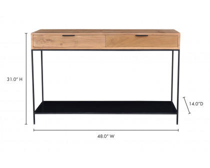 Moe's - Joliet Console Table in Brown