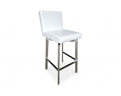 Moe's Giro Swivel Bar Stool - White