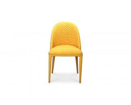 Moe's Libby Contemporary Dining Chair Set of 2 - Yellow