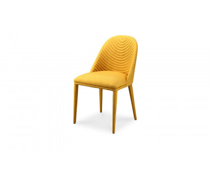 Moe's Libby Contemporary Dining Chair Set of 2 - Yellow