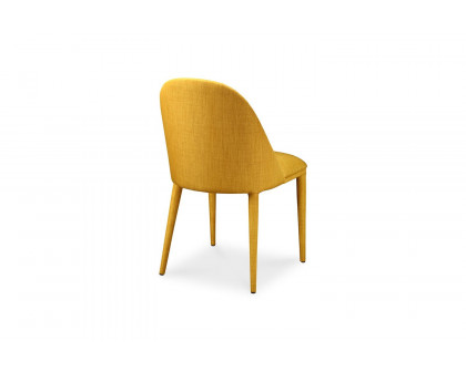 Moe's Libby Contemporary Dining Chair Set of 2 - Yellow