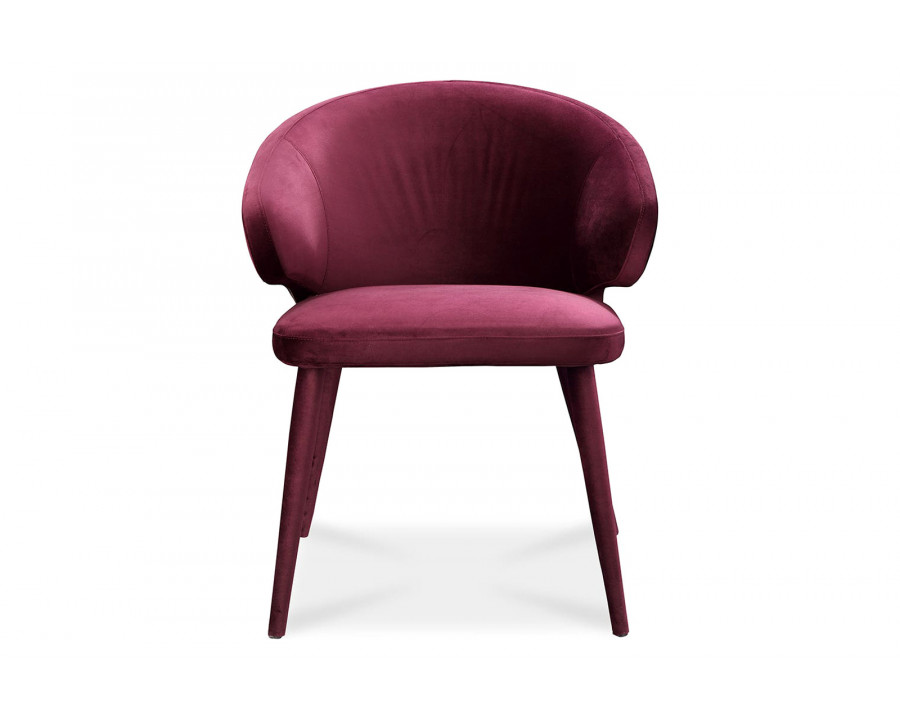 Moe's - Stewart Dining Chair in Burgundy