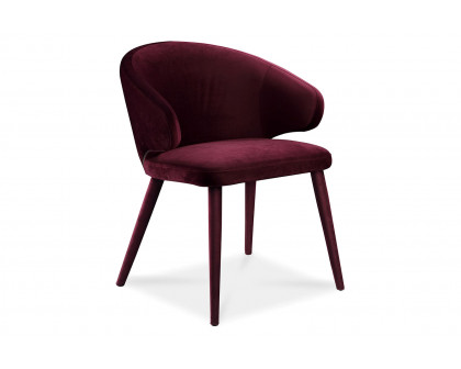 Moe's - Stewart Dining Chair in Burgundy