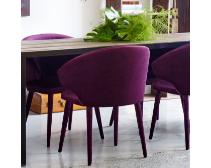 Moe's - Stewart Dining Chair in Burgundy